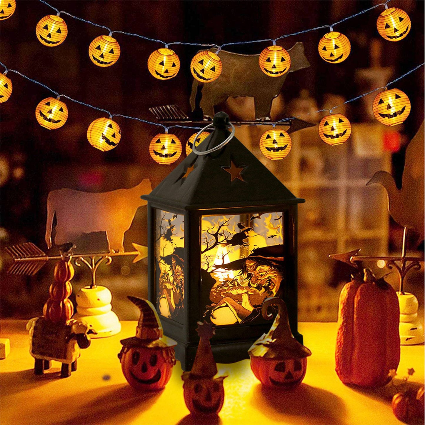 Halloween decorations Night Light Festival decorations 4-pack