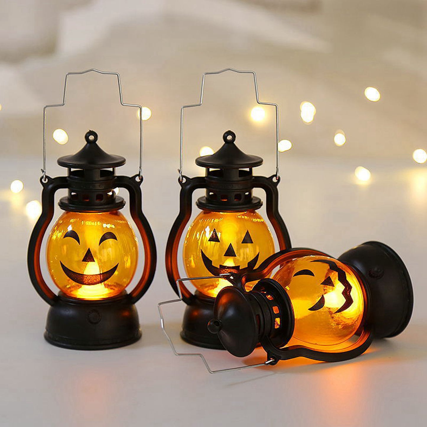 Pumpkin Lantern Halloween Decoration Type Smiling Night Lantern