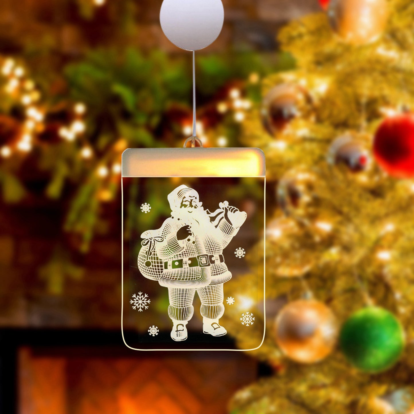 Christmas Atmosphere Chandelier Holiday Light Suction Cup Light Christmas LED Light