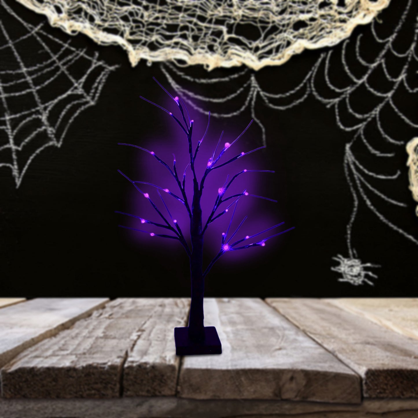 Halloween Decor LED Birch Tree Light Halloween Party Hanging
