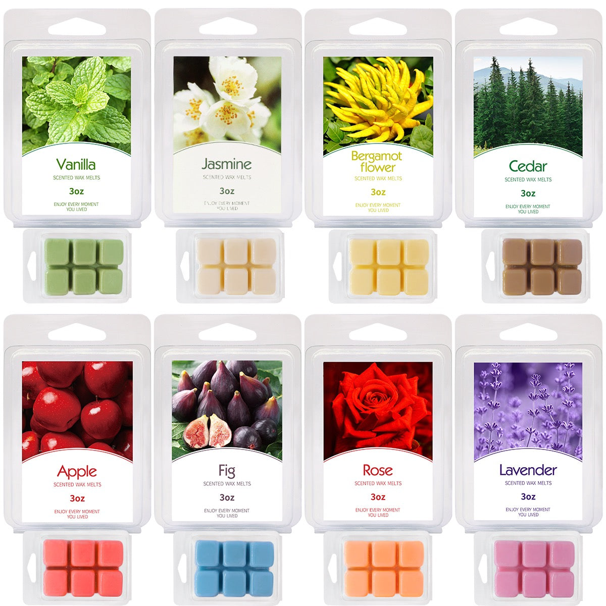 Christmas Shower Steam Aromatherapy Gift Set 8-Pack Bath Bombs