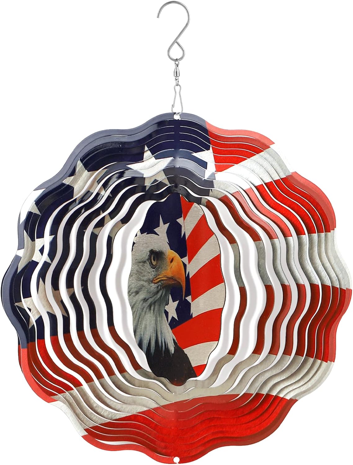 3D  American Eagle shaped Wind Chimes Hanging Pendant
