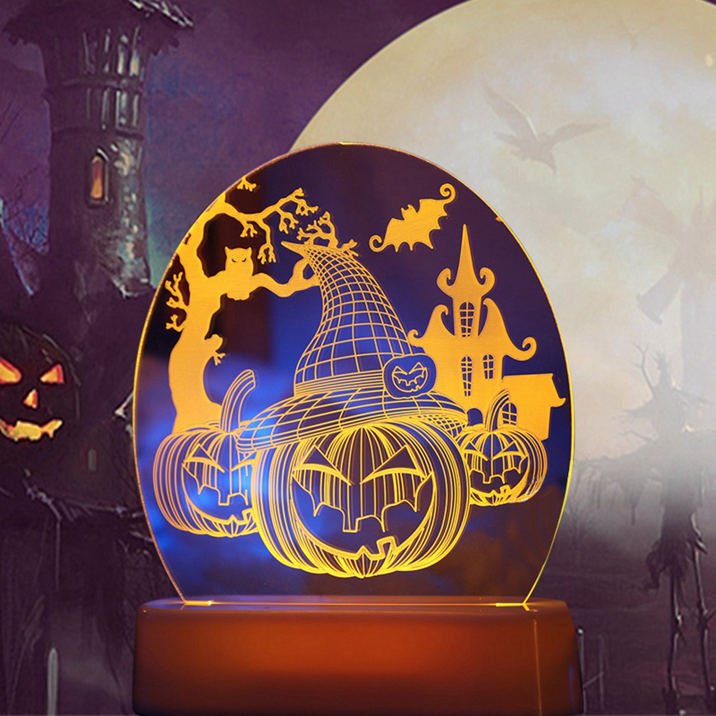 Copy of Halloween Decoration Atmosphere Lamp Ornaments Pumpkin Skull