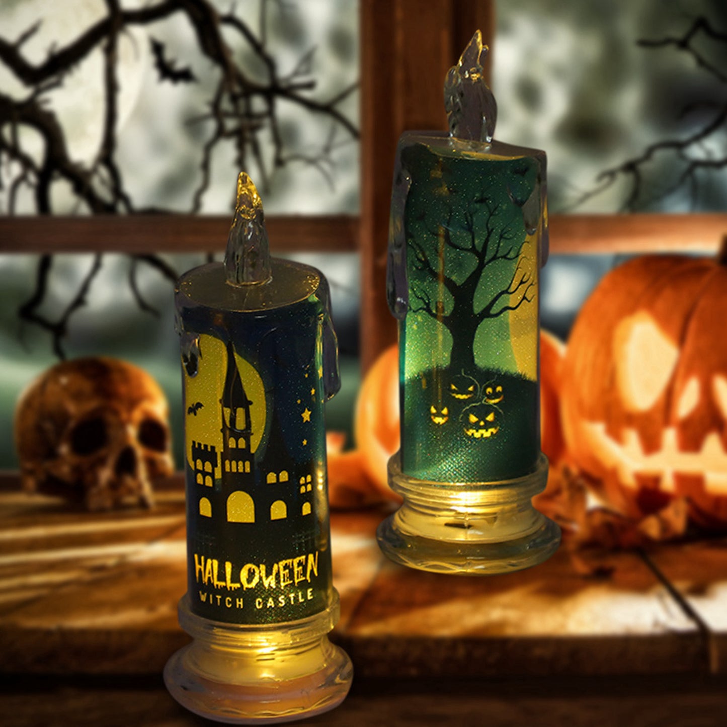 Halloween LED flameless Candles-Type A to D