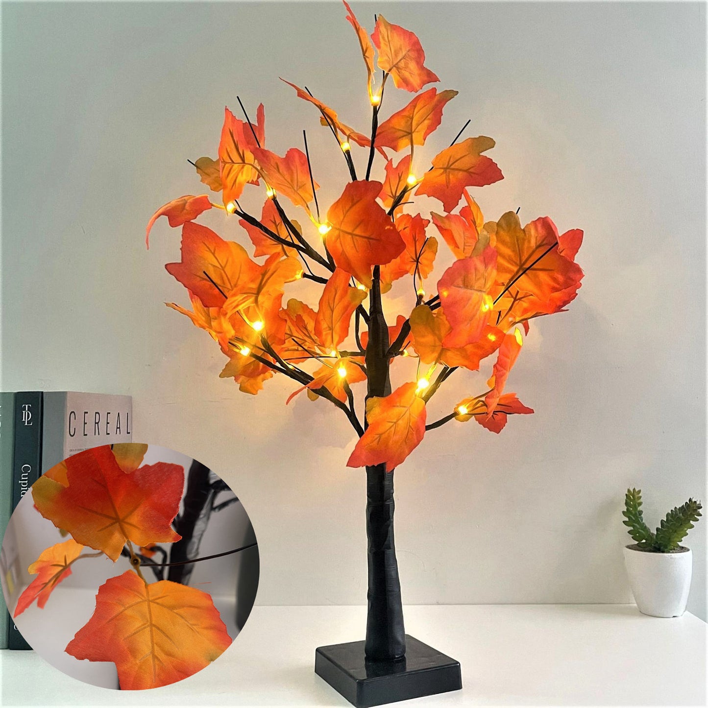 Maple Tree Light for Fall Thanksgiving Deco