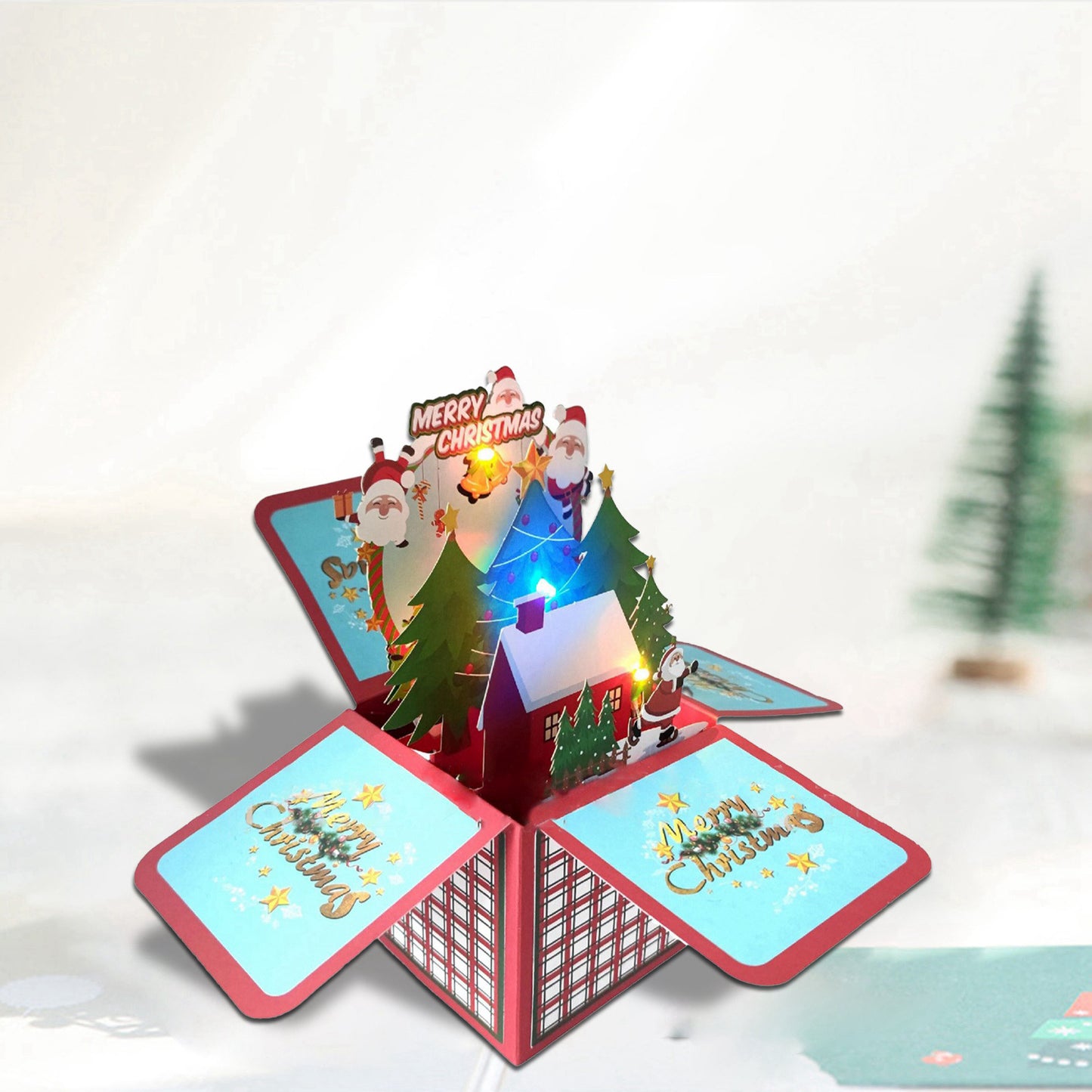 HANDMADE Nativity Pop Up Card, Merry Christmas Pop Up Card