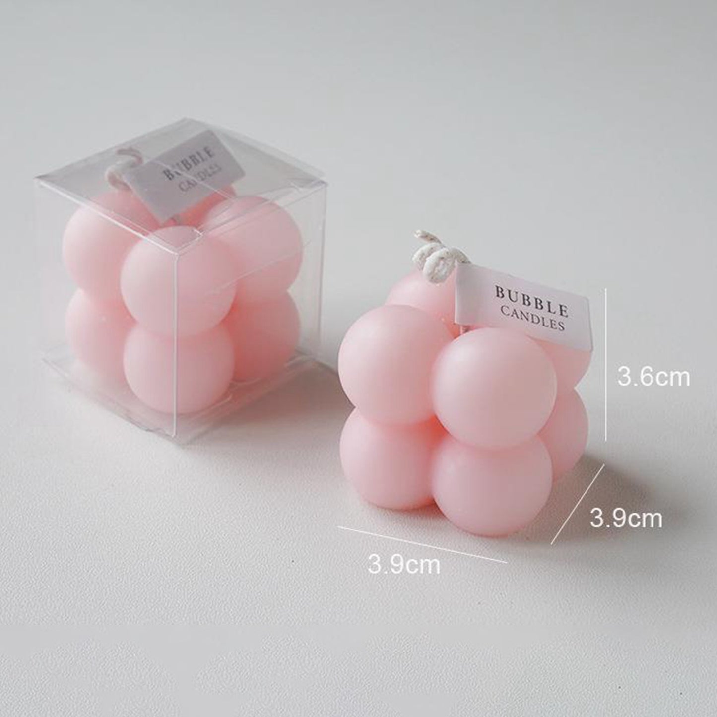 Christmas Bubble Cube Candle Scented Candle (4 Mini Bubbles)