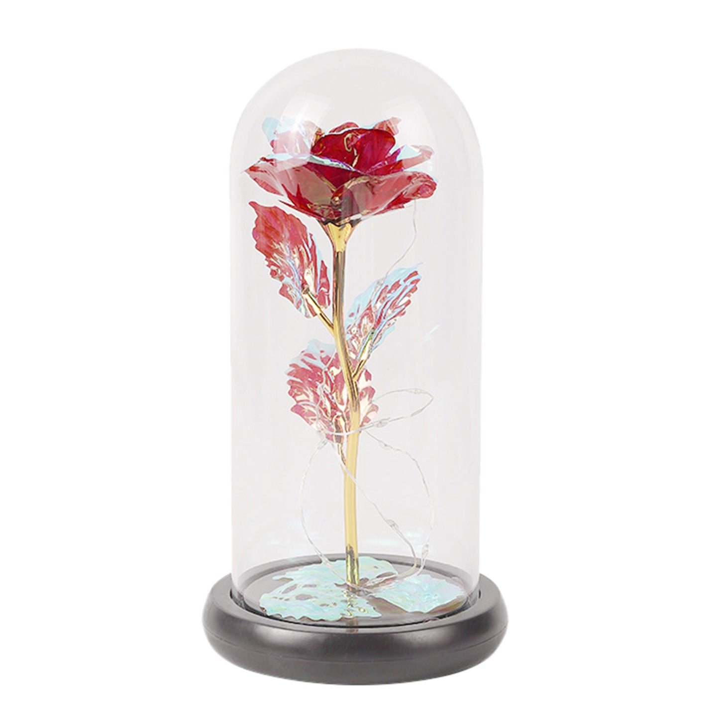 Preserved Fresh Flower LED ledlight Artificial Rose 3-pack